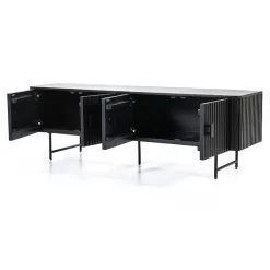 Eleonora Industriele Kasten|Tv Meubels|tv meubel Remi 4-drs. 170cm zwart