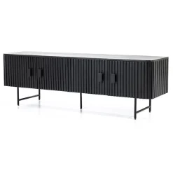 Eleonora Industriele Kasten|Tv Meubels|tv meubel Remi 4-drs. 170cm zwart