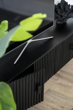 Eleonora Industriele Kasten|Tv Meubels|tv meubel Remi 4-drs. 170cm zwart