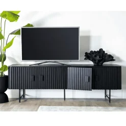 Eleonora Industriele Kasten|Tv Meubels|tv meubel Remi 4-drs. 170cm zwart