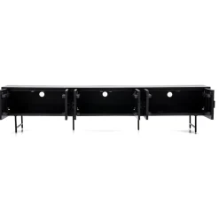 Eleonora Industriele Kasten|Tv Meubels|tv meubel Remi 6-drs. 250cm zwart
