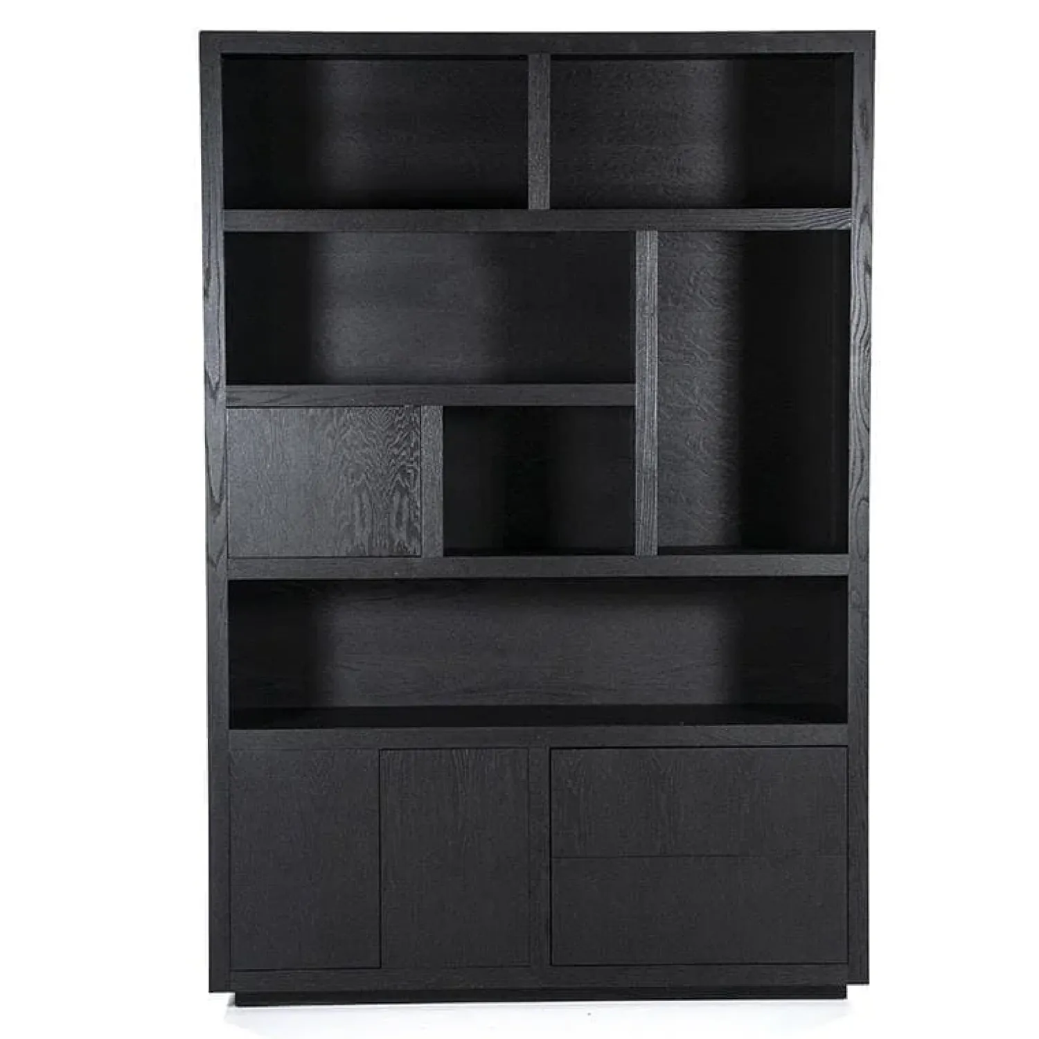 Eleonora Vakkenkasten|Boekenkasten|vakkenkast Helsinki 150cm zwart