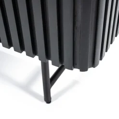 Eleonora Wandkasten|Industriele Kasten|wandkast Remi 2-drs. 96cm zwart