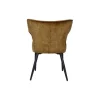 PTMD Eetkamerstoelen|Elin Eetkamerstoel Bruin Velvet
