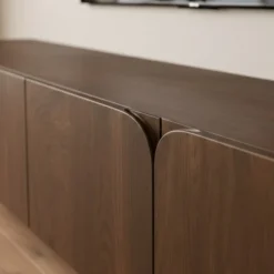 Vane Living Industriele Kasten|Tv Meubels|Elin Tv meubel Walnoot 200 cm