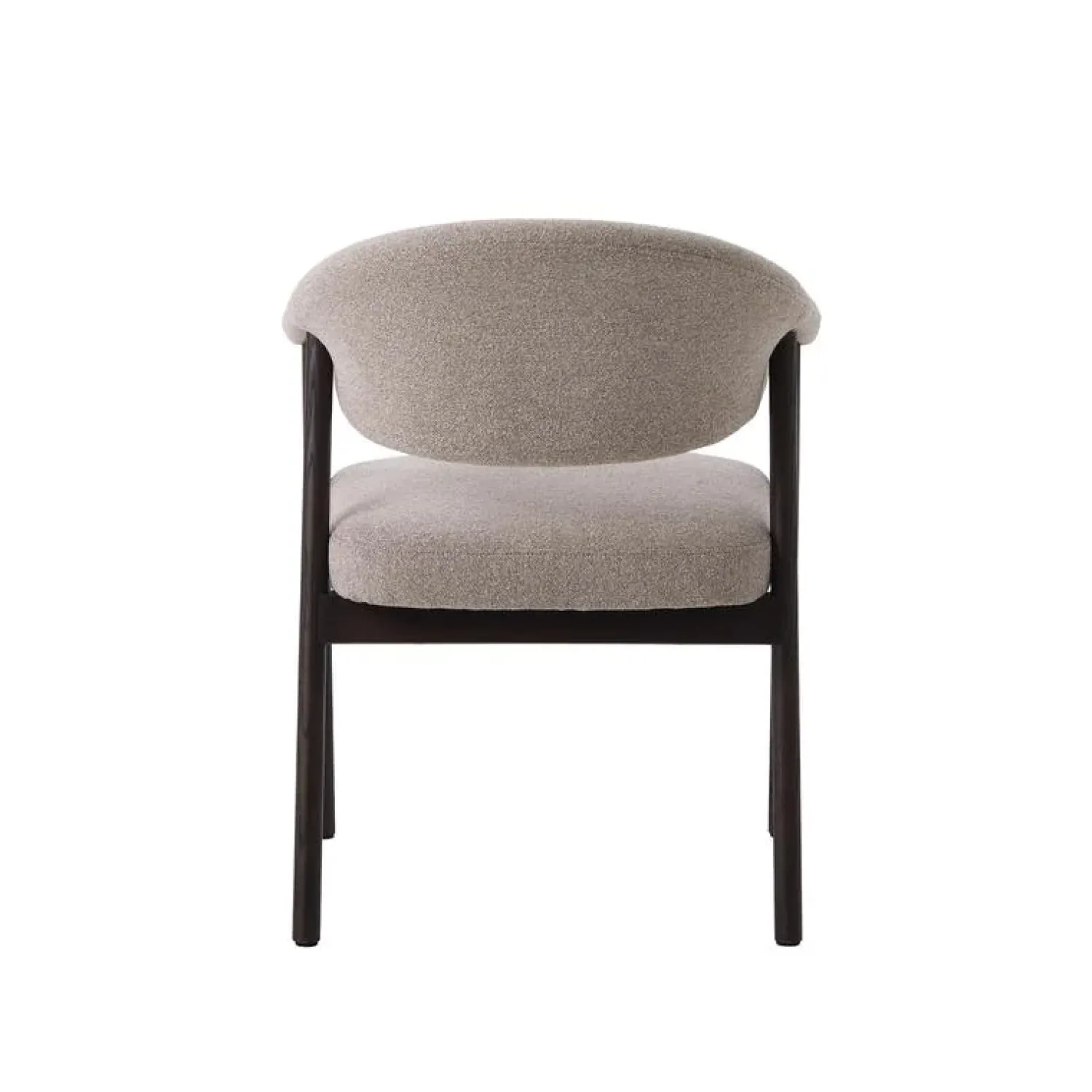 LykkeHome Eetkamerstoelen|Eliza Eetkamerstoel lichtbruin met walnoot poot