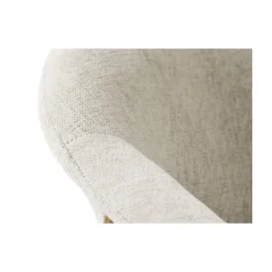 LykkeHome Eetkamerstoelen|Eliza Eetkamerstoel zand met naturel poot