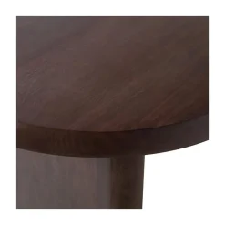 vtwonen Eettafels|Ellips Eettafel mangohout walnoot 180cm