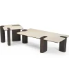 Furndea Salontafels|Elodie Salontafel Creme Marmer 128 cm