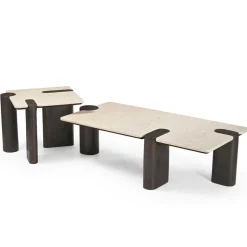 Furndea Salontafels|Elodie Salontafel Creme Marmer 128 cm