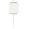 Dutchbone Wandlampen|Elon 1-lichts Wandlamp Wit
