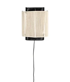 Dutchbone Wandlampen|Elon 1-lichts Wandlamp Wit