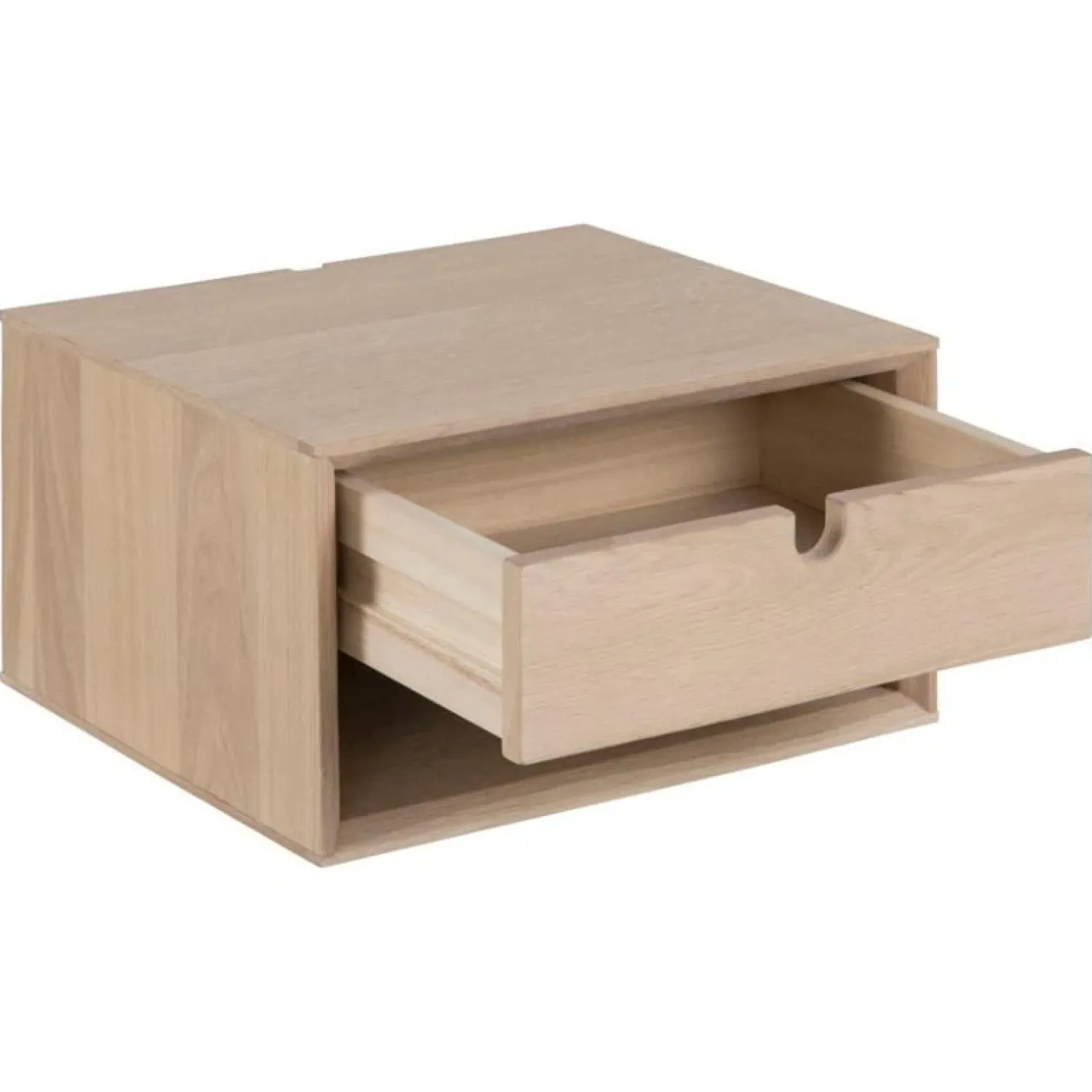 Nordhavn Nachtkastjes|Industriele Kasten|Elowen Nachtkastje laag Naturel 37cm