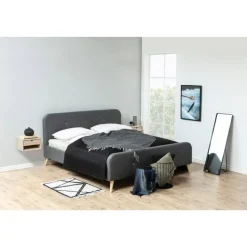 Nordhavn Nachtkastjes|Industriele Kasten|Elowen Nachtkastje laag Naturel 37cm