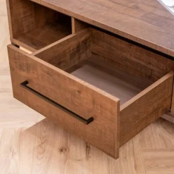 Maison Madera Salontafels|Elowen Salontafel 1 lade Donkerbruin 135cm