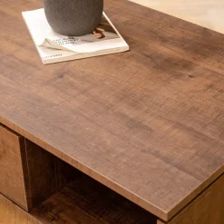 Maison Madera Salontafels|Elowen Salontafel 1 lade Donkerbruin 135cm