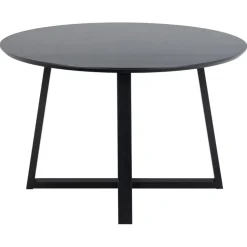Nordhavn Eettafels|Elska Eettafel Rond Zwart 120cm