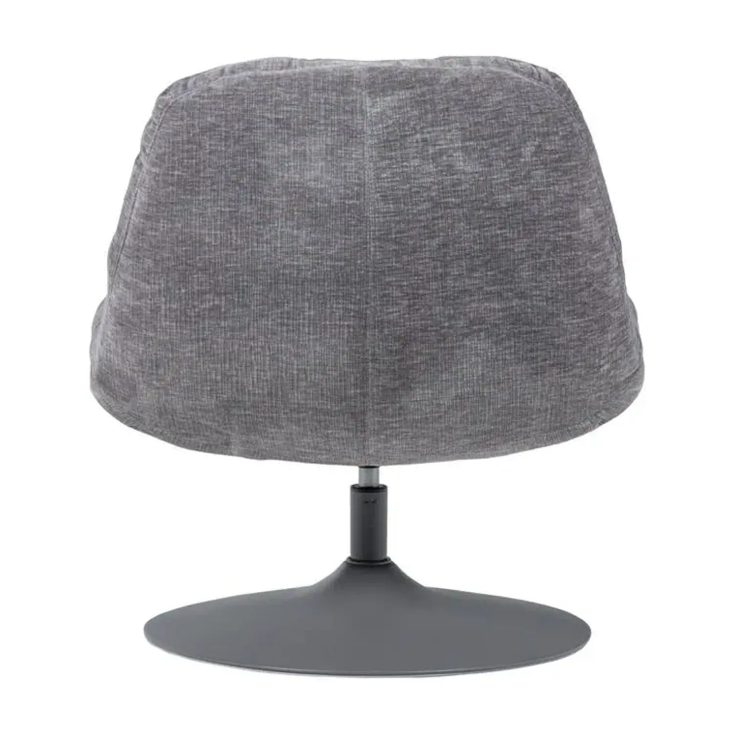 WOOOD Fauteuils|Elvi Draaifauteuil chenille structuur lichtgrijs