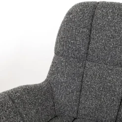 Mysons Fauteuils|Elvis draaifauteuil Boucle Antraciet