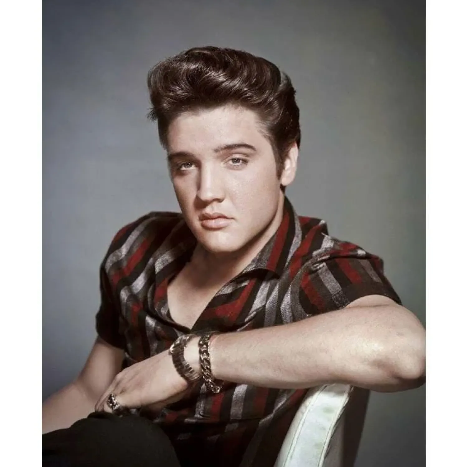 Metal Signs Metalen Borden|Elvis Presley portret - metalen bord