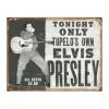 Metal Signs Metalen Borden|Elvis Presley tonight only - metalen bord