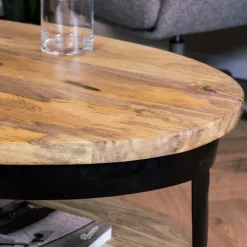 Furndea Salontafels|Emmy salontafel industrieel 120cm ovaal