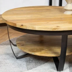 Furndea Salontafels|Emmy salontafel industrieel 90cm