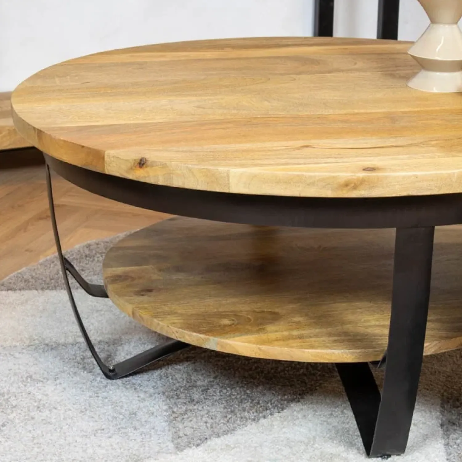 Furndea Salontafels|Emmy salontafel industrieel 90cm