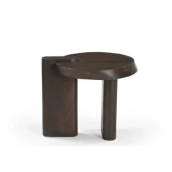 Furndea Bijzettafels|Enzo Bijzettafel bruin Mangohout 50 cm