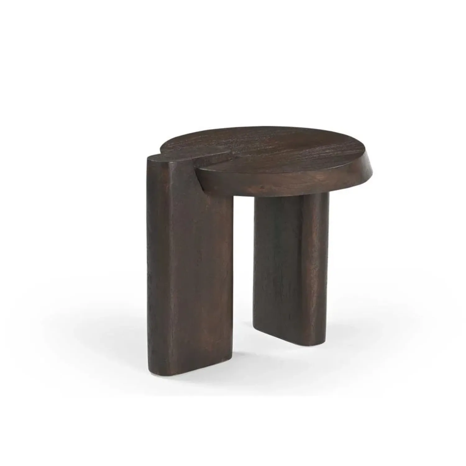 Furndea Bijzettafels|Enzo Bijzettafel bruin Mangohout 50 cm