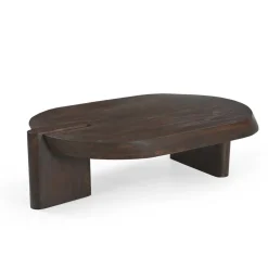 Furndea Salontafels|Enzo Salontafel bruin Mangohout 125 cm