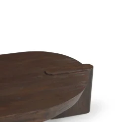 Furndea Salontafels|Enzo Salontafel bruin Mangohout 125 cm