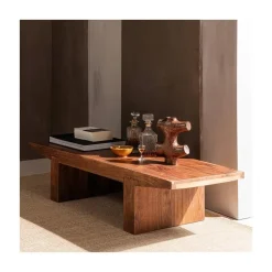 WOOOD Salontafels|Eron Salontafel Acaciahout Bruin 152cm