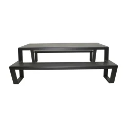 Lesli Living Loungeset|Tuinbanken|Estilo Picknickset antraciet 220cm