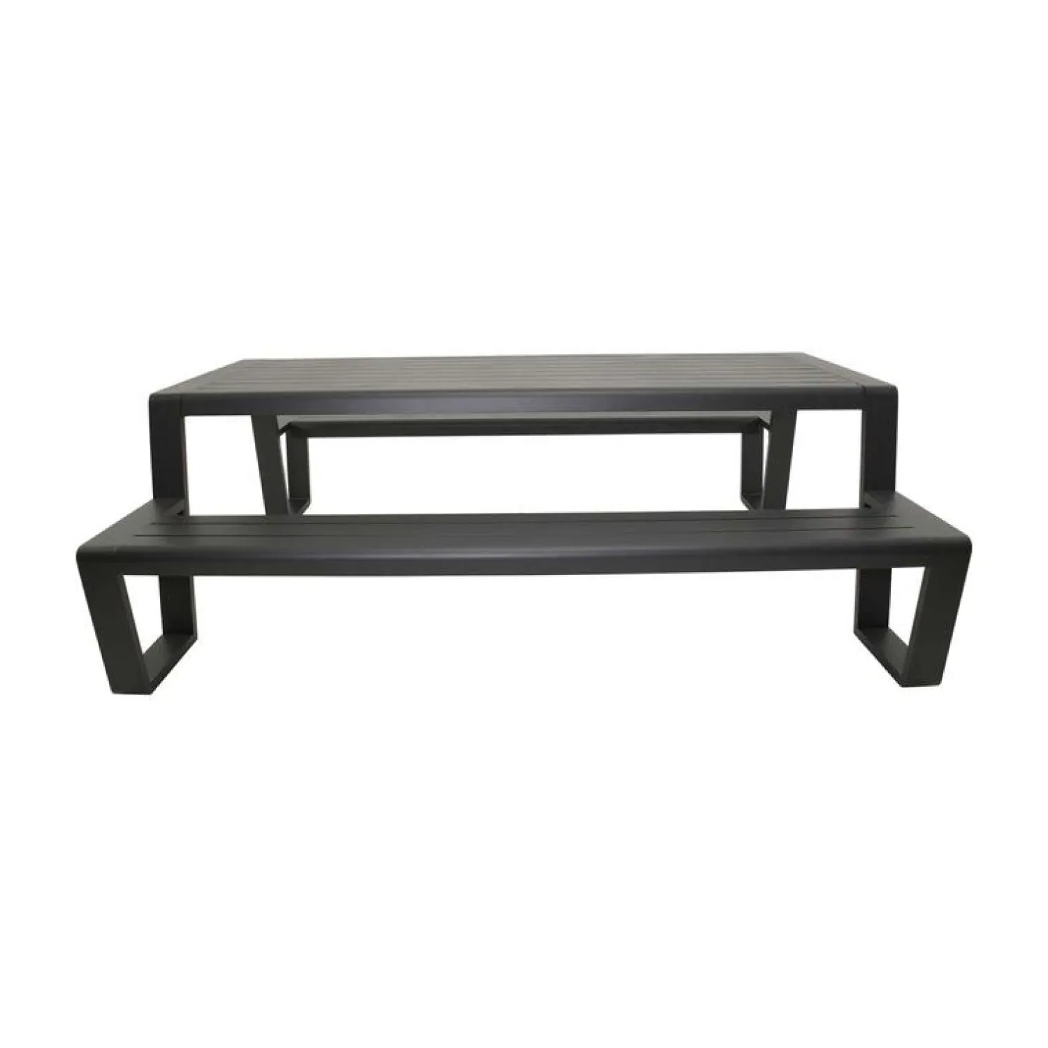 Lesli Living Loungeset|Tuinbanken|Estilo Picknickset antraciet 220cm