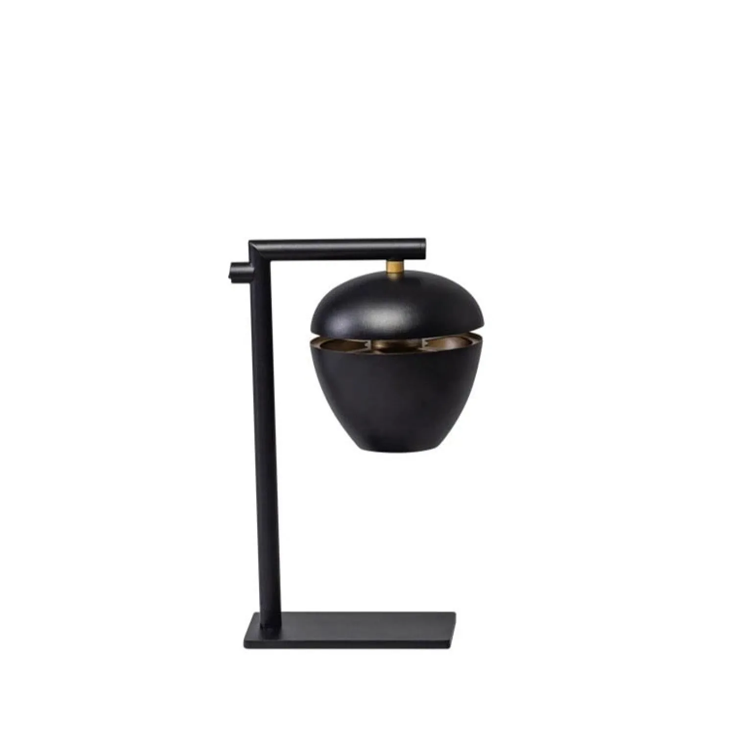 Trading Lighting Bureaulampen|Tafellampen|ETH Claire 1-lichts tafellamp zwart/goud