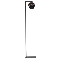 Trading Lighting Vloerlampen|ETH Claire 1-lichts vloerlamp zwart/goud