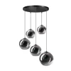Trading Lighting Hanglampen|Glazen Hanglamp|ETH Valora 5-lichts hanglamp