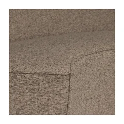 WOOOD Eetkamerbanken|Eetkamerbanken|Europa Eetkamerbank 4-zits geweven stof donkerbruin melange 262cm
