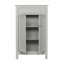 WOOOD Industriele Kasten|Kledingkasten|Eva Kledingkast grenen grijs 93cm