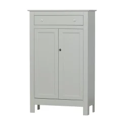 WOOOD Industriele Kasten|Kledingkasten|Eva Kledingkast grenen grijs 93cm