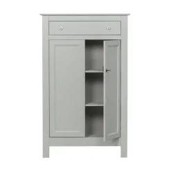 WOOOD Industriele Kasten|Kledingkasten|Eva Kledingkast grenen grijs 93cm