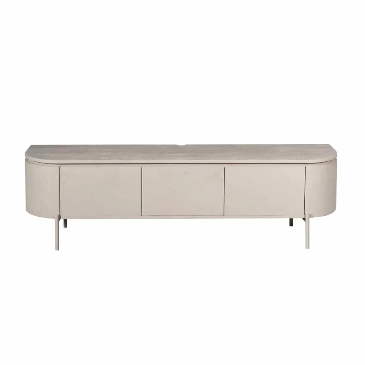 Furndea Industriele Kasten|Tv Meubels|Evi Zwevend Tv meubel Taupe Mangohout 160cm