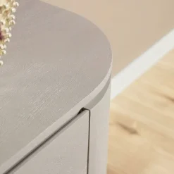 Furndea Industriele Kasten|Tv Meubels|Evi Zwevend Tv meubel Taupe Mangohout 120cm