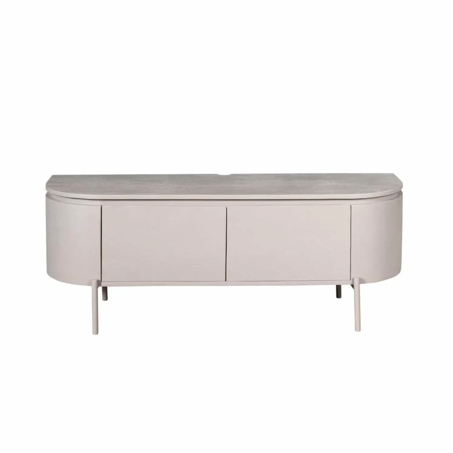 Furndea Industriele Kasten|Tv Meubels|Evi Zwevend Tv meubel Taupe Mangohout 120cm