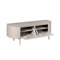 Furndea Industriele Kasten|Tv Meubels|Evi Zwevend Tv meubel Taupe Mangohout 120cm