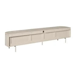 Furndea Industriele Kasten|Tv Meubels|Evi Zwevend Tv meubel Zand Mangohout 240cm
