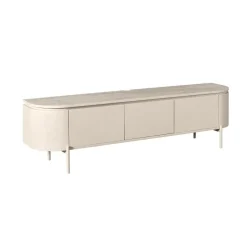 Furndea Industriele Kasten|Tv Meubels|Evi Zwevend Tv meubel Zand Mangohout 160cm