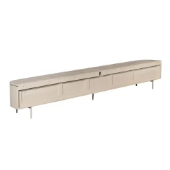 Furndea Industriele Kasten|Tv Meubels|Evi Zwevend Tv meubel Zand Mangohout 280cm