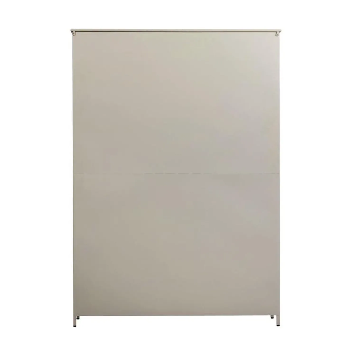 WOOOD Vitrinekasten|Industriele Kasten|Exhibit XL 3-deurs Vitrinekast metaal zand